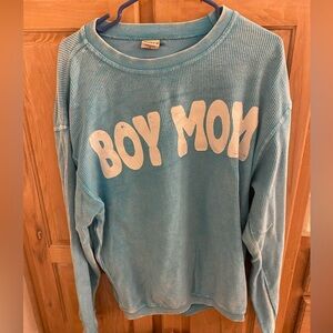 Boy Mom corded sweatshirt